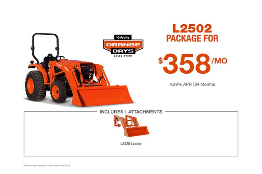 L2502 Package - L2502 and attachments